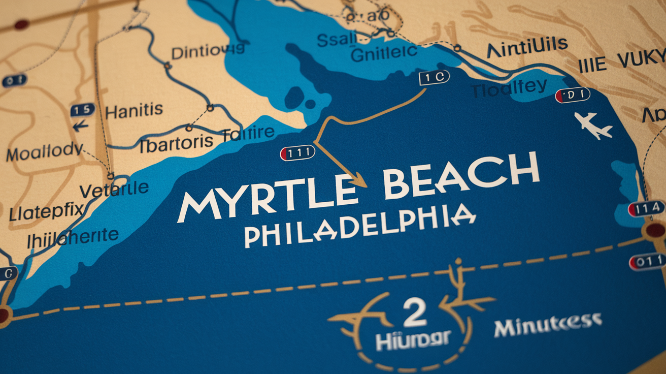 Flight Duration from Myrtle Beach to Philadelphia