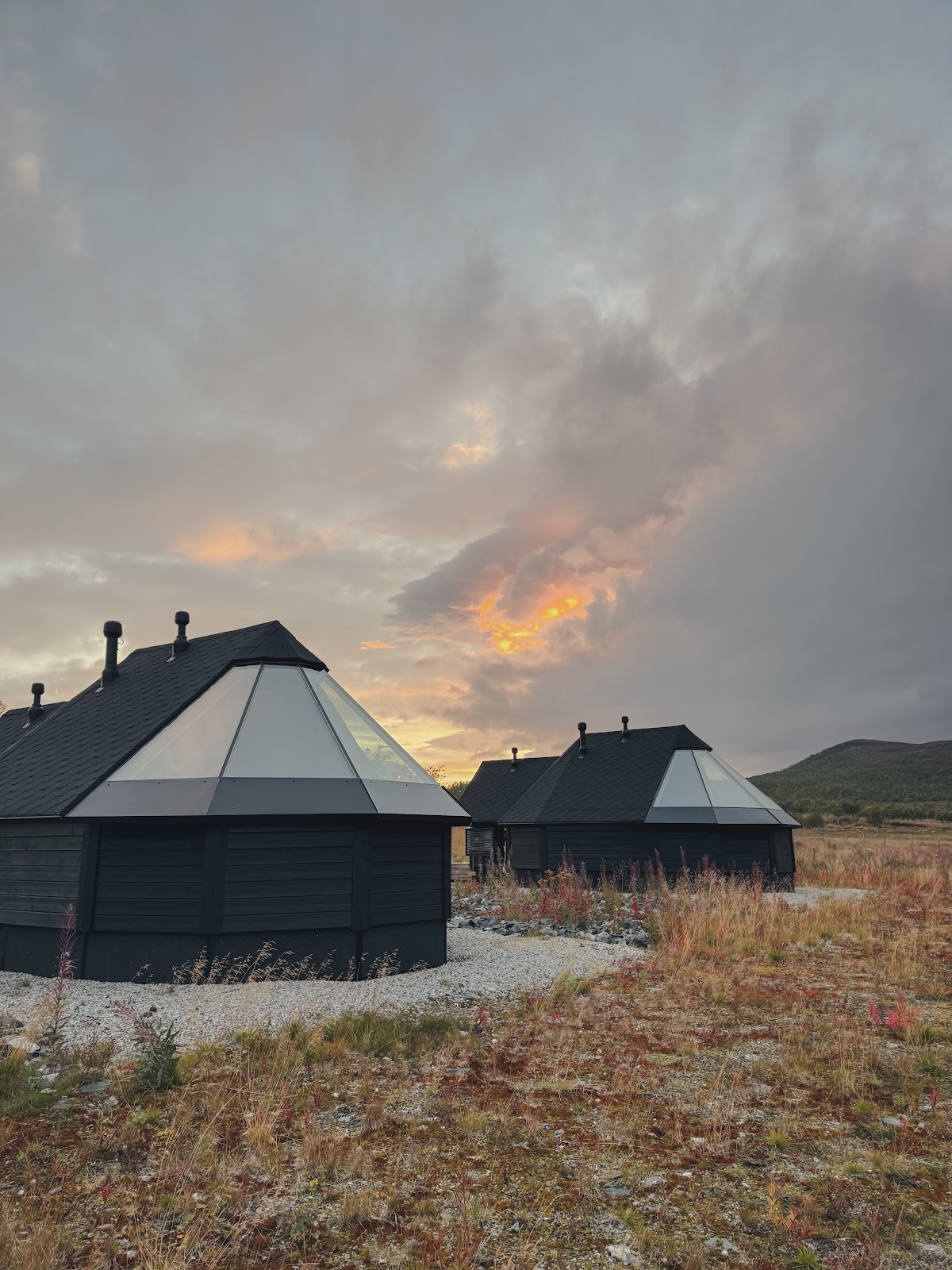 Glass igloos at The Reindeer Ranch