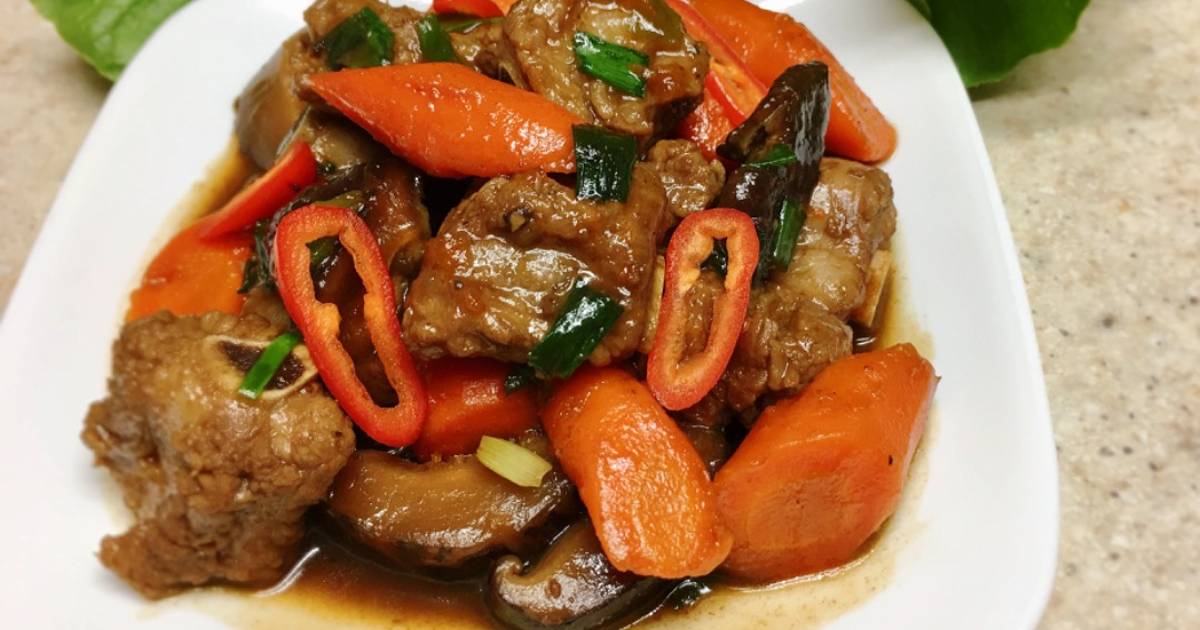 Sườn heo kho CoCa đưa cơm ngày nắng nóng