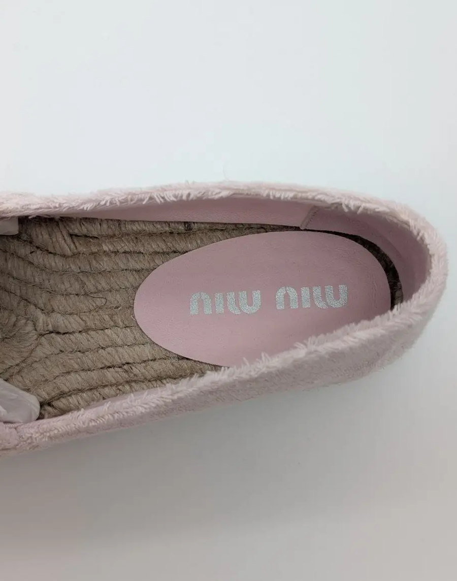 Espadrillas Miu Miu Rosa – Image 10