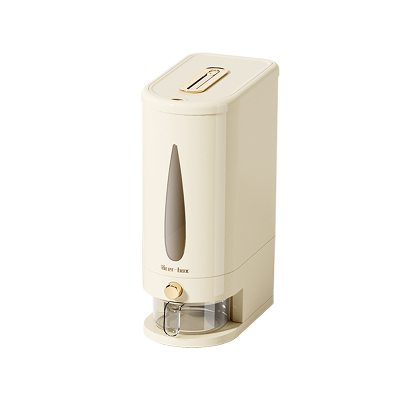 Plastic rice container with pressure closure, airtight