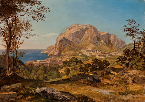 Scene From The Isle Of Capri C 1823
