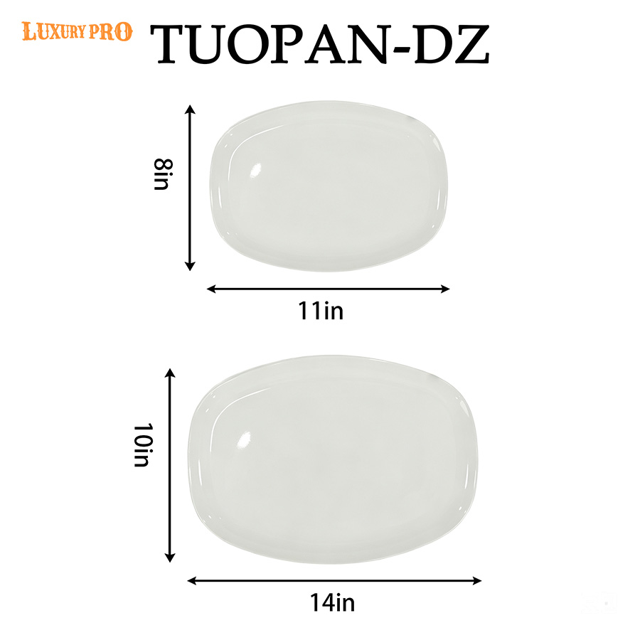 Oval Tray With Base