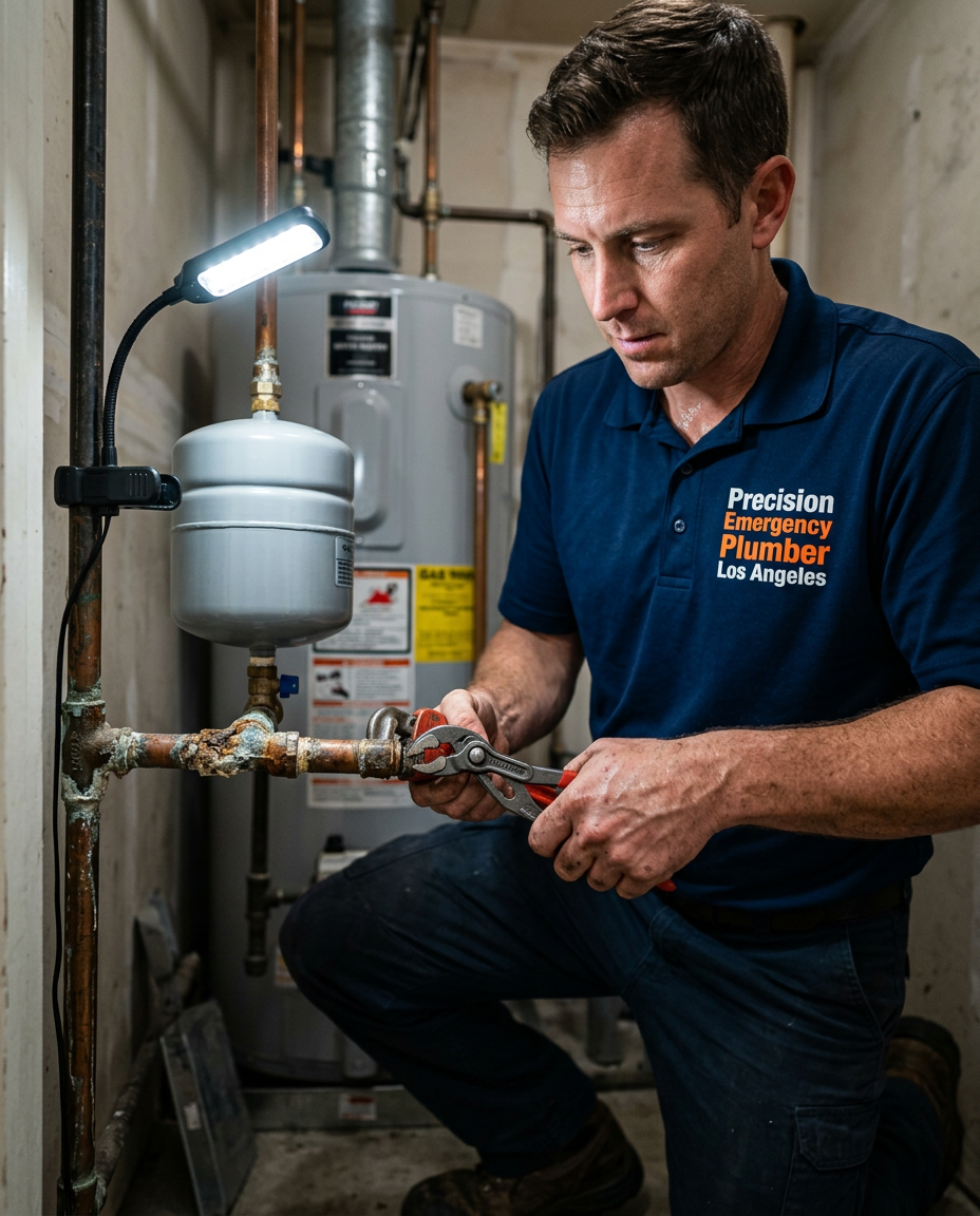 What is the plumbing code for expansion tanks in California?
