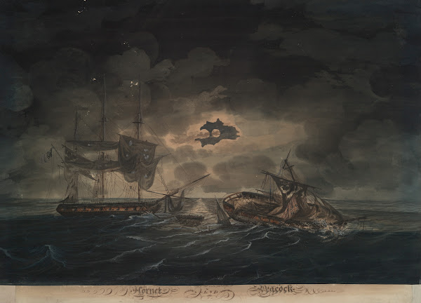 The Hornet US and the PeacockBritish 1813