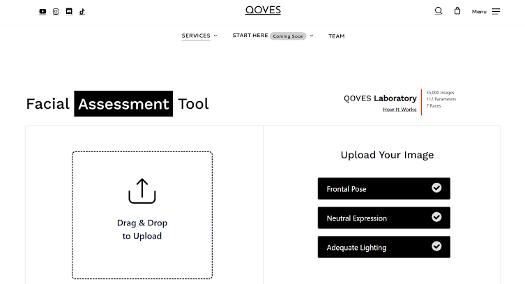Captura de Facial Assessment Tool