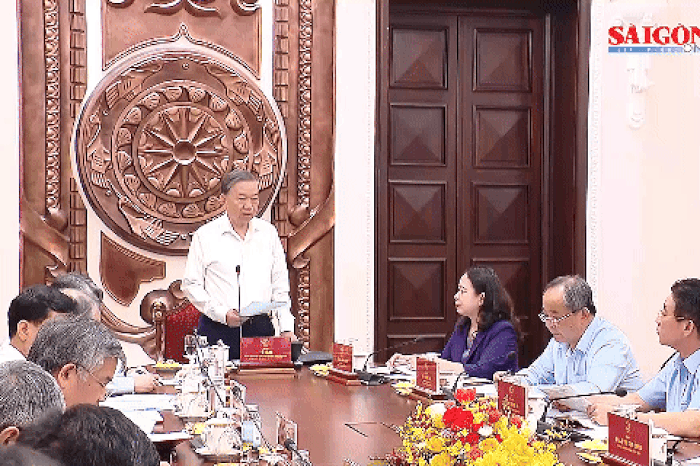 Tổng Bí thư, Chủ tịch nước Tô Lâm làm việc với Văn phòng Chủ tịch nước - Báo Sài Gòn Giải Phóng
