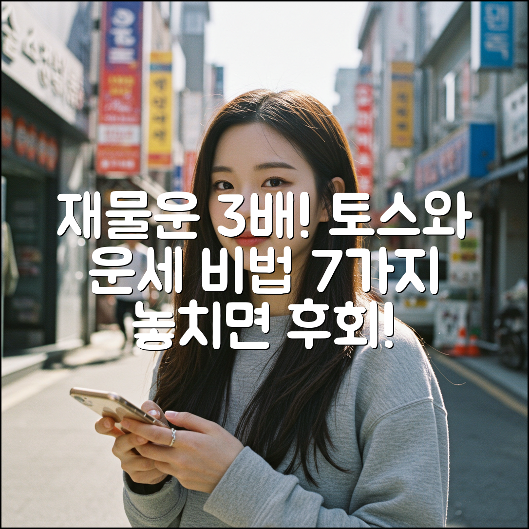 토스와 함께 재물 운 3배! 운세 맞추기 비법 7가지