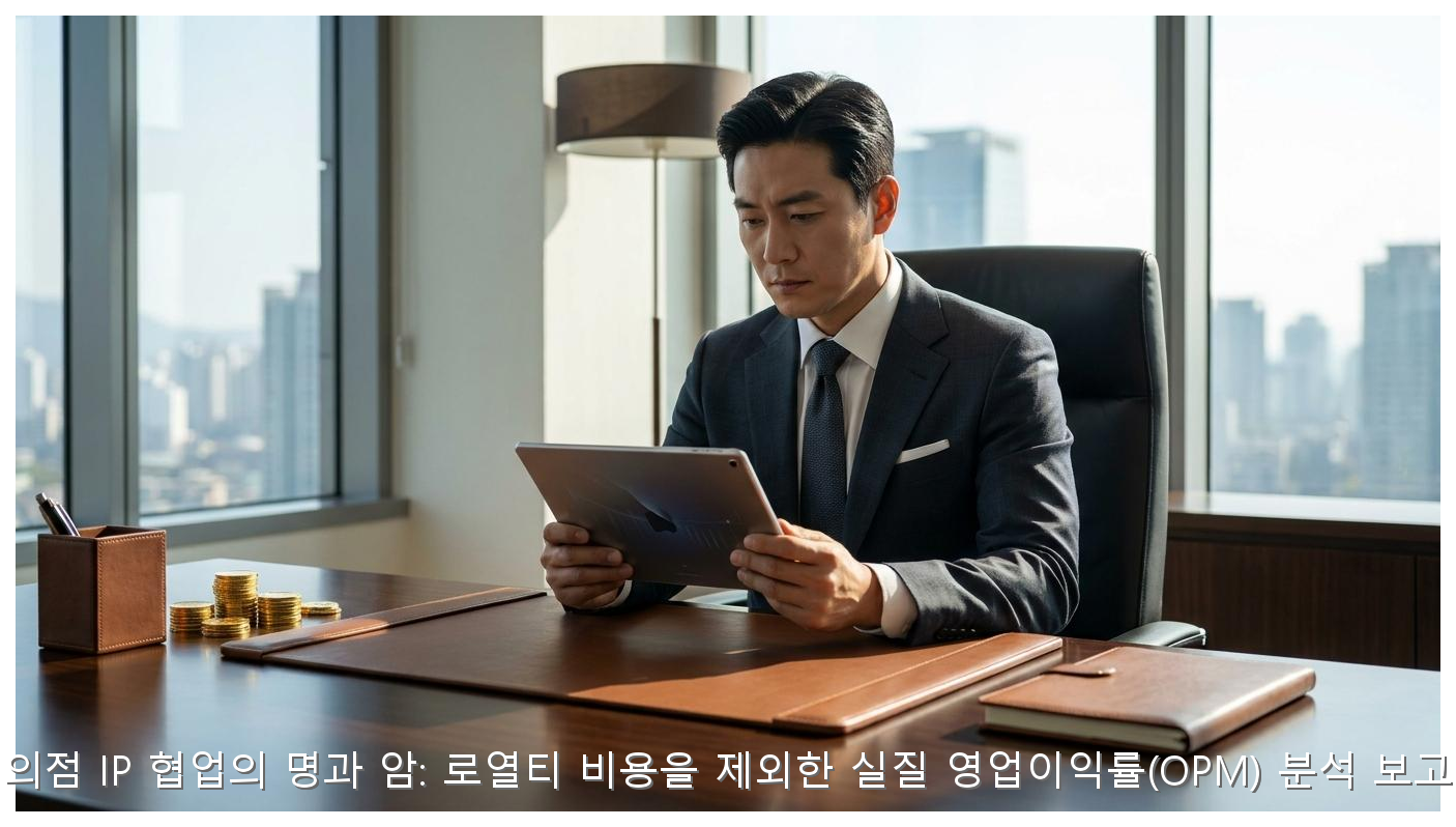 편의점 IP 협업의 명과 암: 로열티 비용을 제외한 실질 영업이익률(OPM) 분석 보고서 핵심 안내 및 분석 인포그래픽 (3)