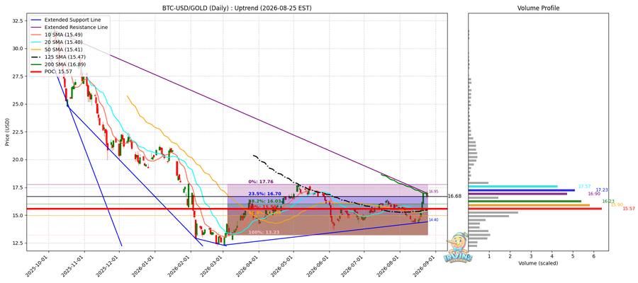 BTC vs Gold 비교