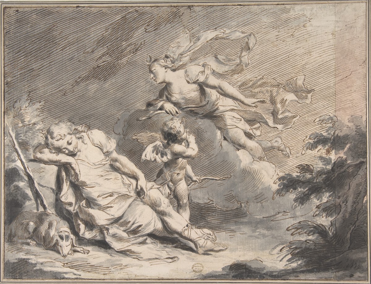 Diana Visiting the Sleeping Endymion 17291804