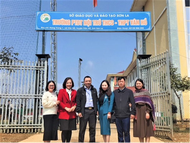 Hoạt động hỗ trợ, kết nối và phục vụ cộng đồng tại Vân Hồ của Bộ môn Địa lý tháng 2 năm 2023