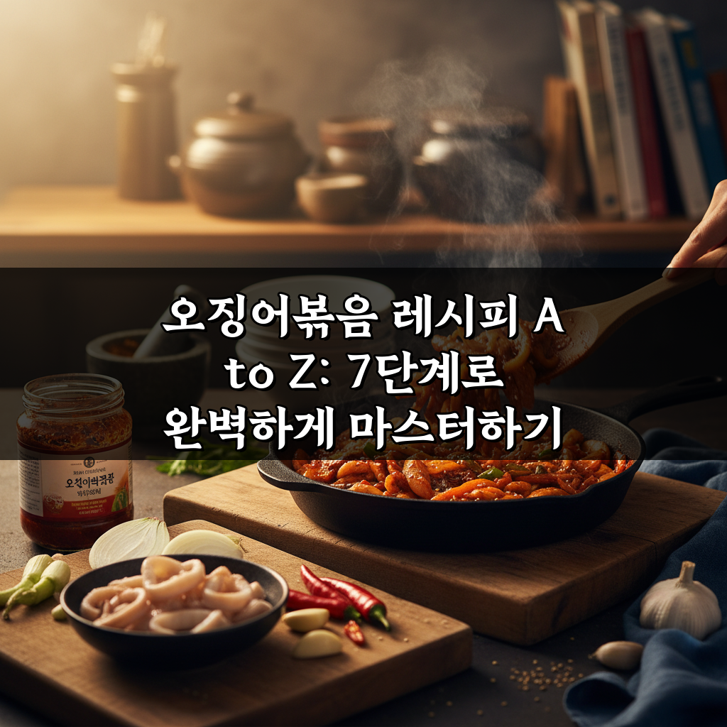 오징어볶음 레시피 A to Z: 7단계로 완벽하게 마스터하기