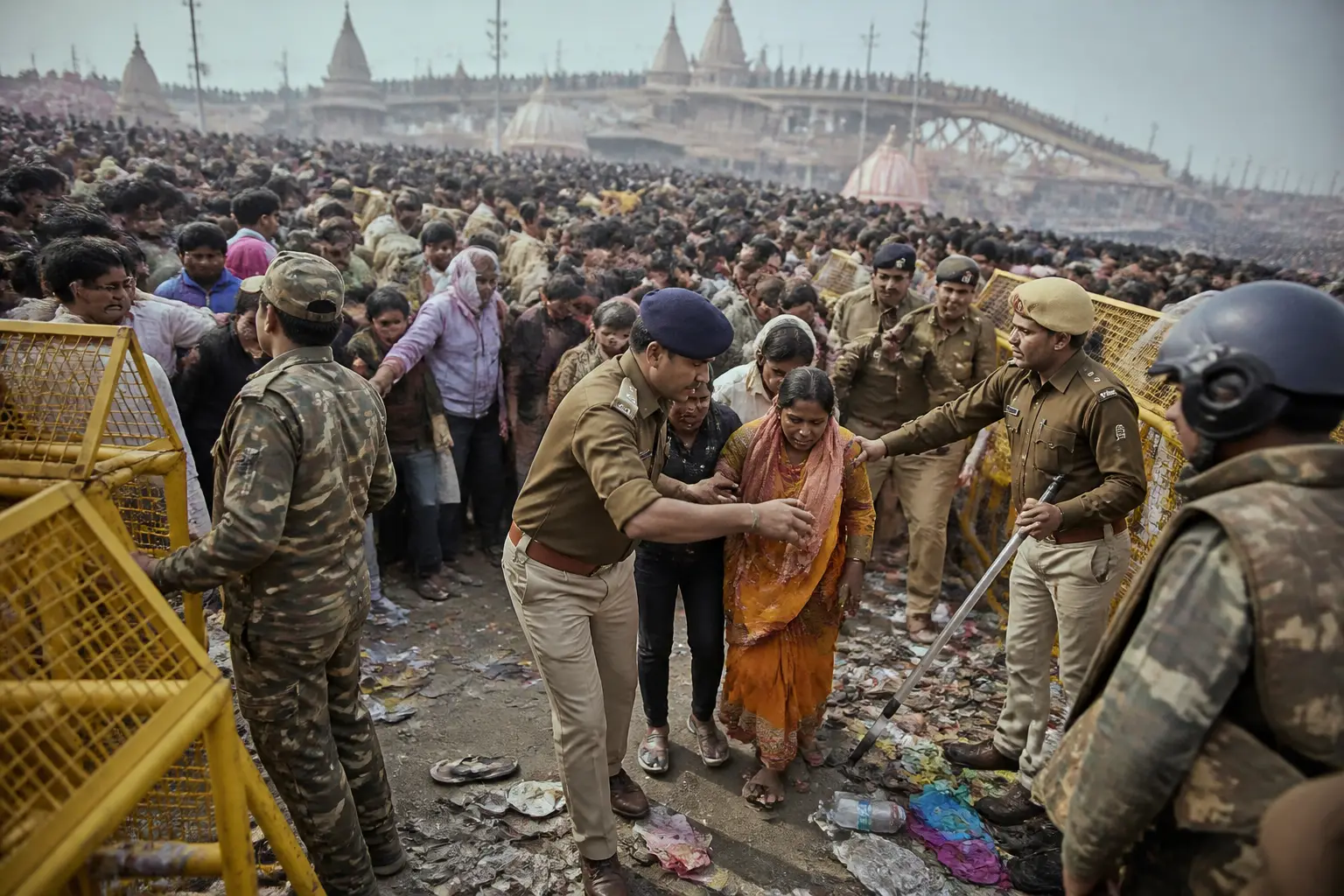 Editorial image for At least 17 dead in crush at Hindu festival event in India