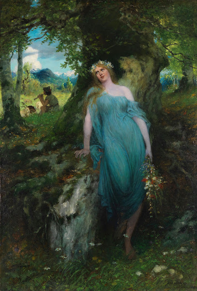 Wood nymph and shepherd 1905