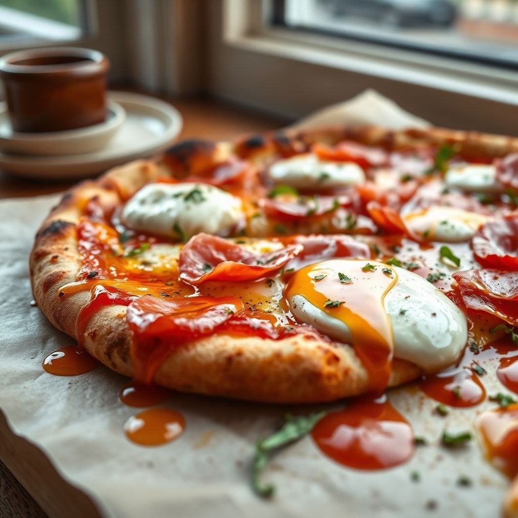 Easy Prosciutto and Honey Burrata Pizza Recipe – 30-Minute Weeknight Dinner finished