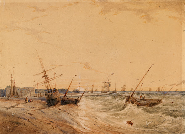 Calais Harbour 1825