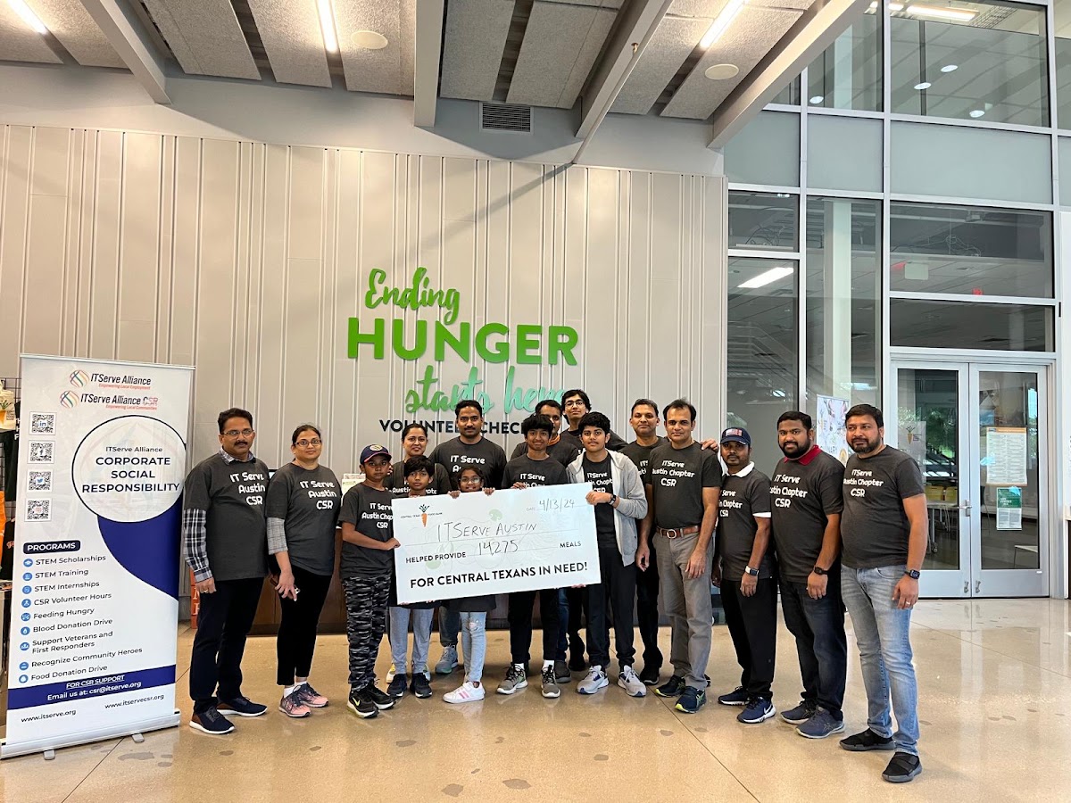ITServe Austin Chapter Central Texas Food Bank Volunteer Activity