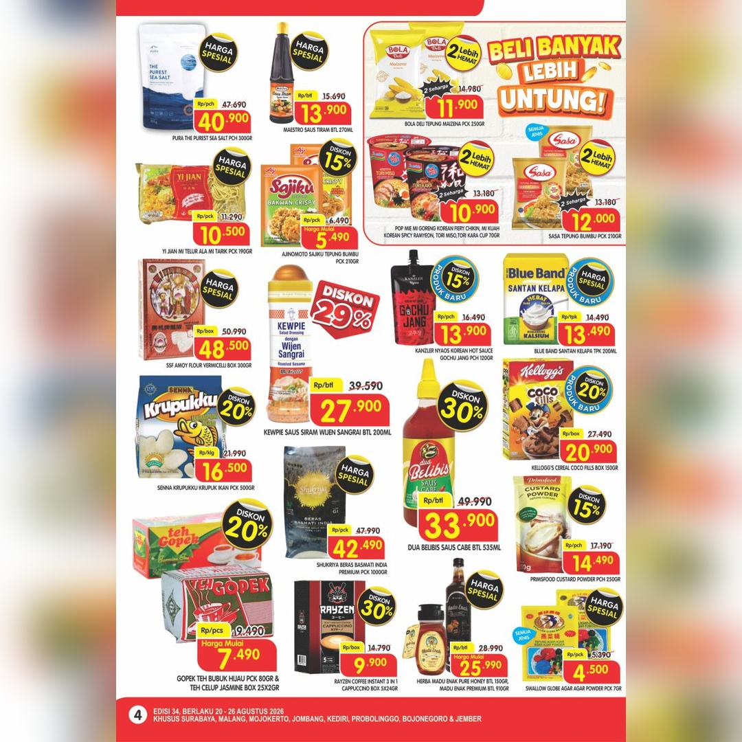 Katalog Super Hemat Surabaya, Malang, Mojokerto, Jomang, Kediri