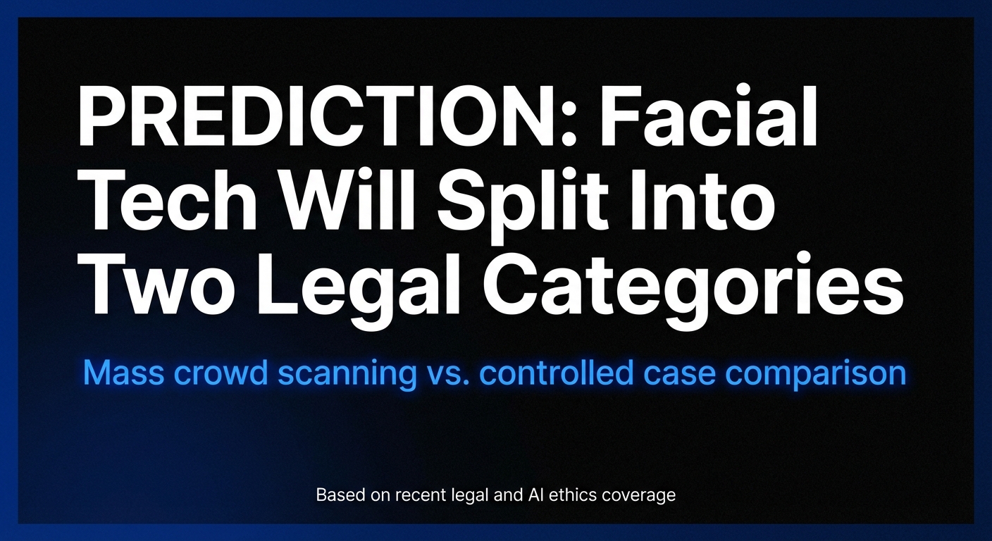 Facial Recognition Is About to Split Into Two Legal Categories
