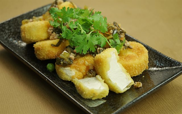 Đậu Hũ Non Sốt Cải Chua