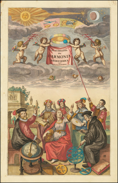 Title Page of Atlas Coelestius seu Harmonia Macrocosmica 1660