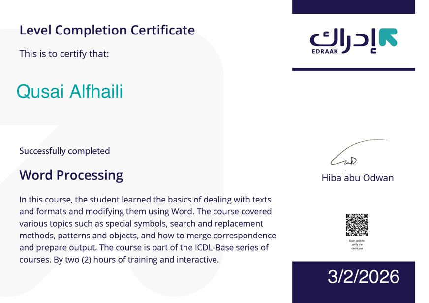 Word Processing