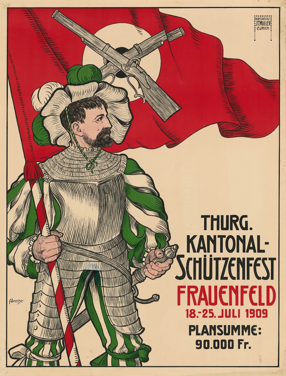 Thurg Kantonal SchüTzenfest Frauenfeld 1909 1909