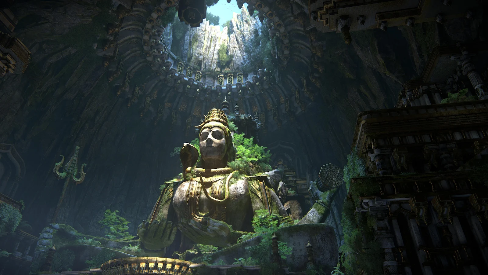 Lord Shiva In The Lost Legacy - Cinematic Game Art 4K Wallpaper (3840x2160)