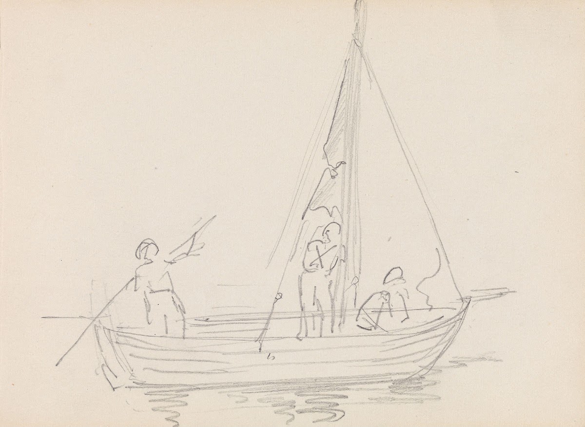 Figurer i båt 1868