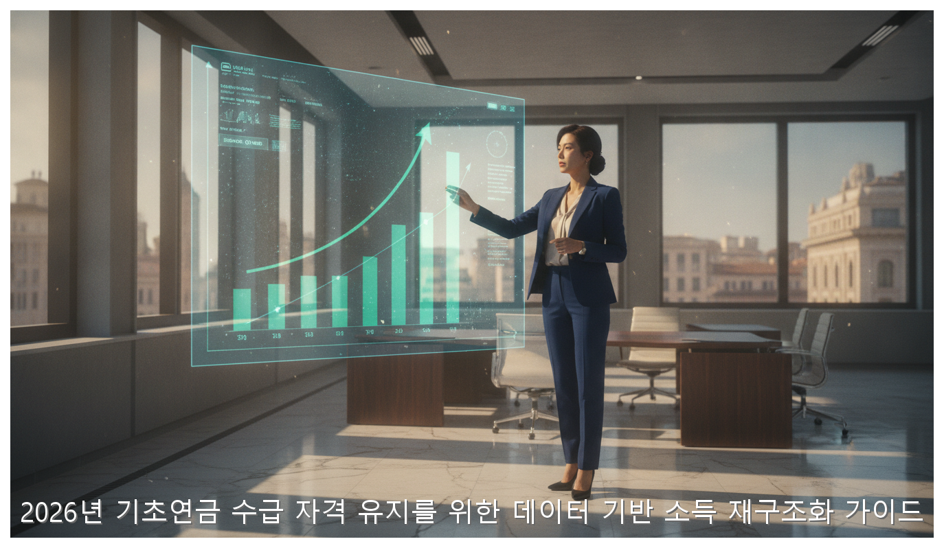 2026 기초연금 탈락 방지 소득 설계 핵심 안내 및 분석 인포그래픽 (2)