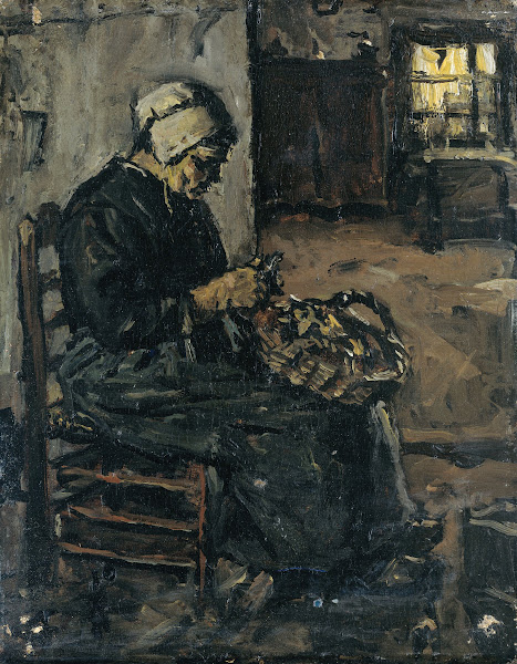 Peasant Woman Peeling Potatoes 1875   1922