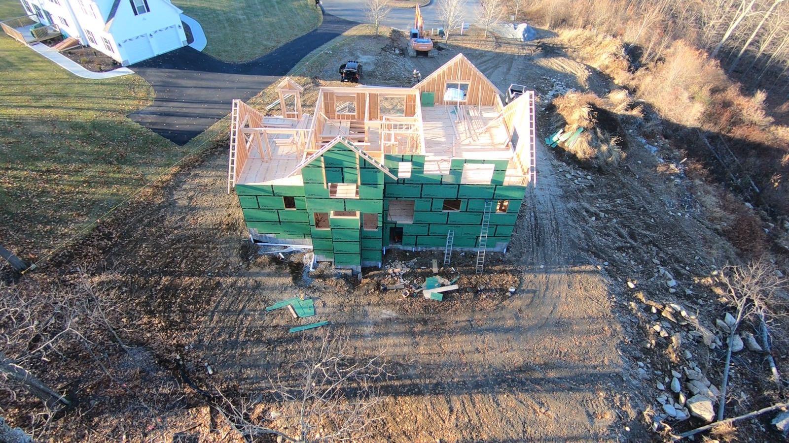 House framing side view
