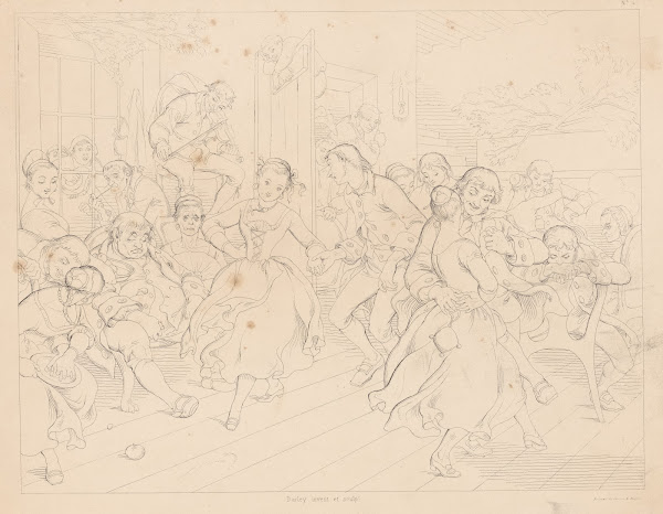 Scene at a dance 1840 1850
