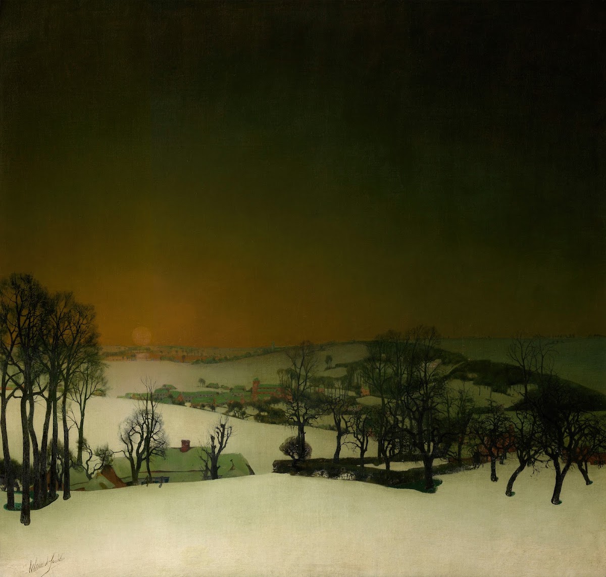 Snow in Flanders 1928