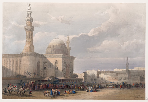 Mosque of Sultan Hassan from the Great Square of the Rumeyleh 1846 1849