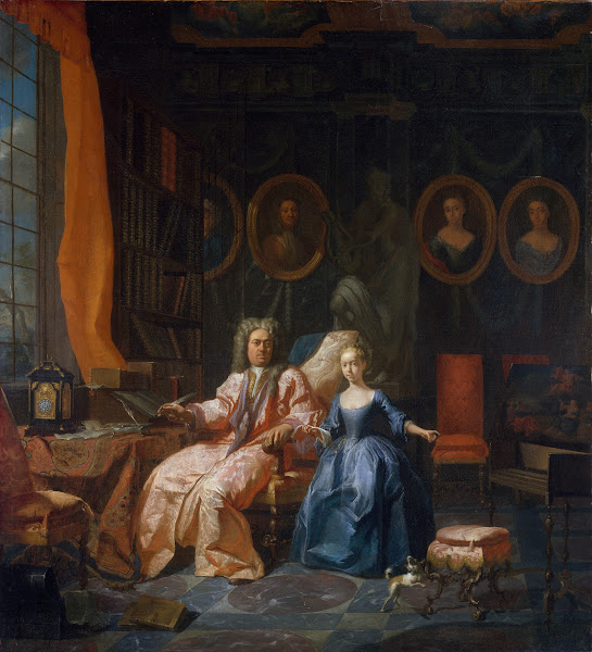 Portrait Of A Man And His Daughter 1721