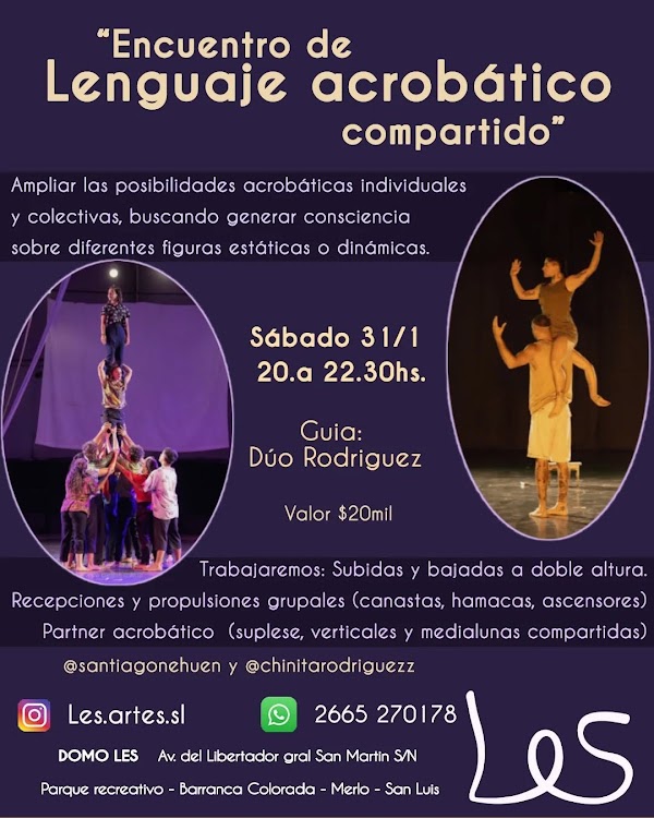 Encuentro de Lenguaje acrobático compartido
