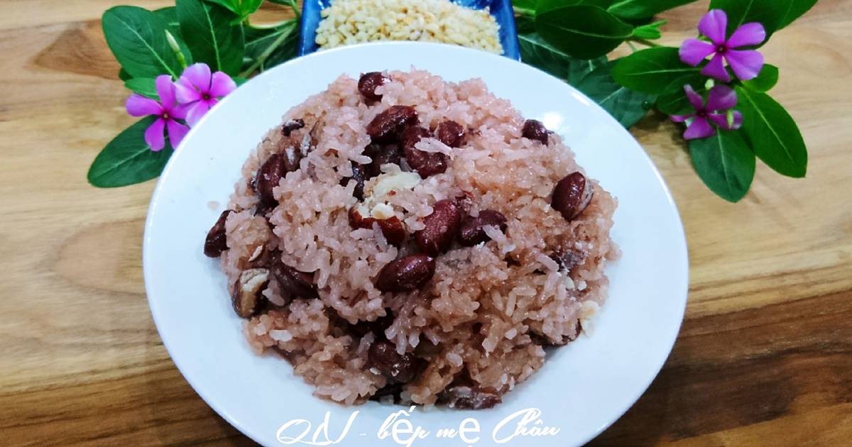 Xôi đậu đỏ (đậu tươi)
