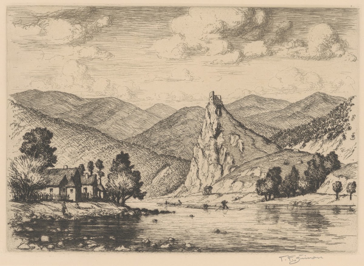 Strečno na Váhu 1924