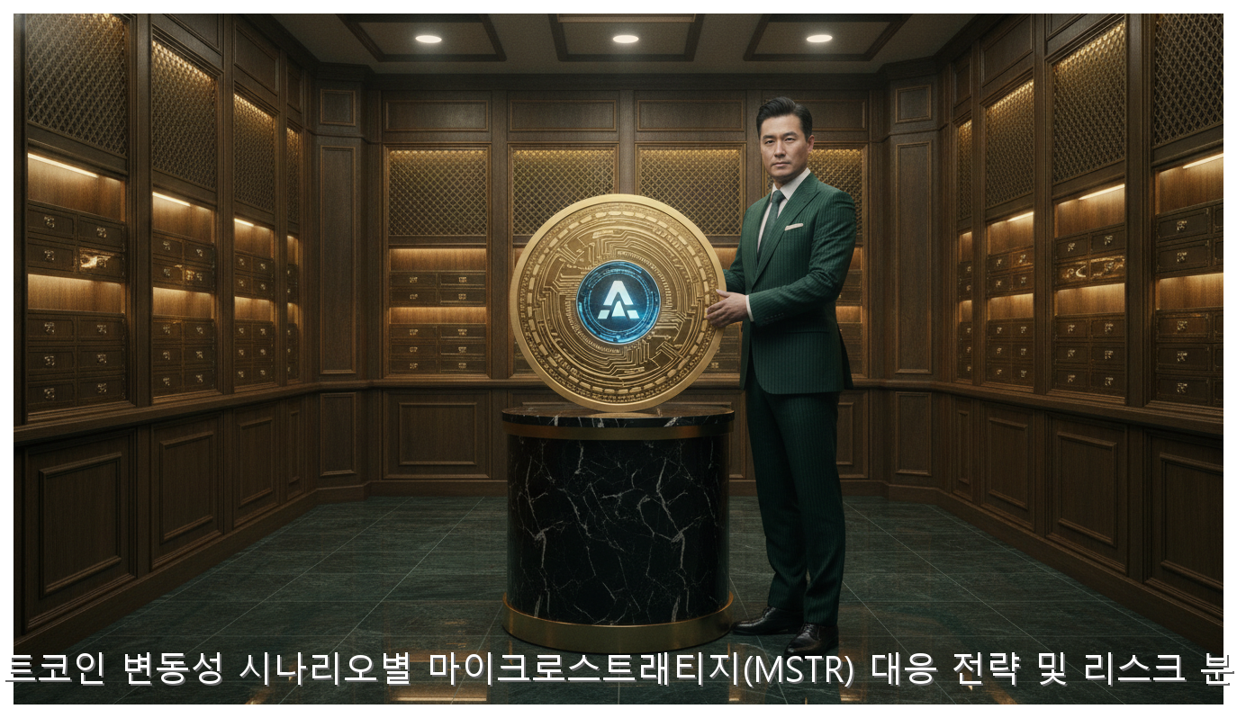 비트코인 변동성 시나리오별 마이크로스트래티지(MSTR) 대응 전략 및 리스크 분석 핵심 안내 및 분석 인포그래픽 (2)