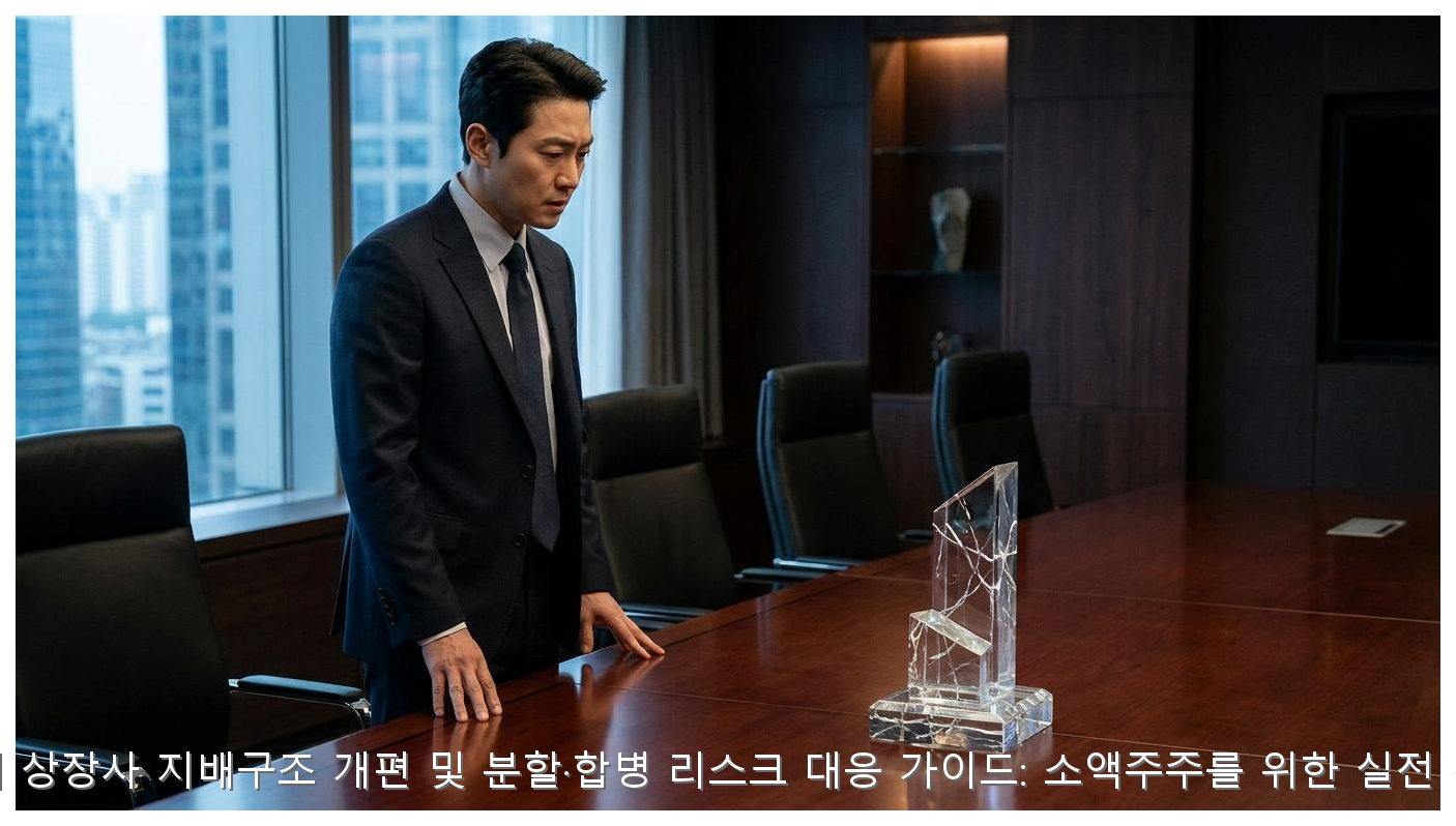 국내 상장사 지배구조 개편 및 분할·합병 리스크 대응 가이드: 소액주주를 위한 실전 전략 핵심 안내 및 분석 인포그래픽 (2)