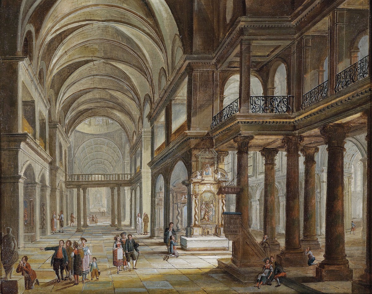 Kircheninterieur 1780
