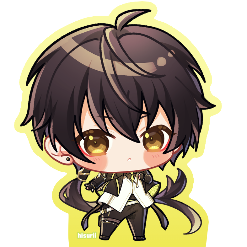 Chibi Stand Block Rover Male by Karbiter ( Hisurii )