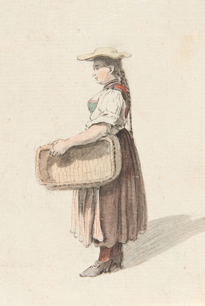 Studie einer Bäuerin in Tracht