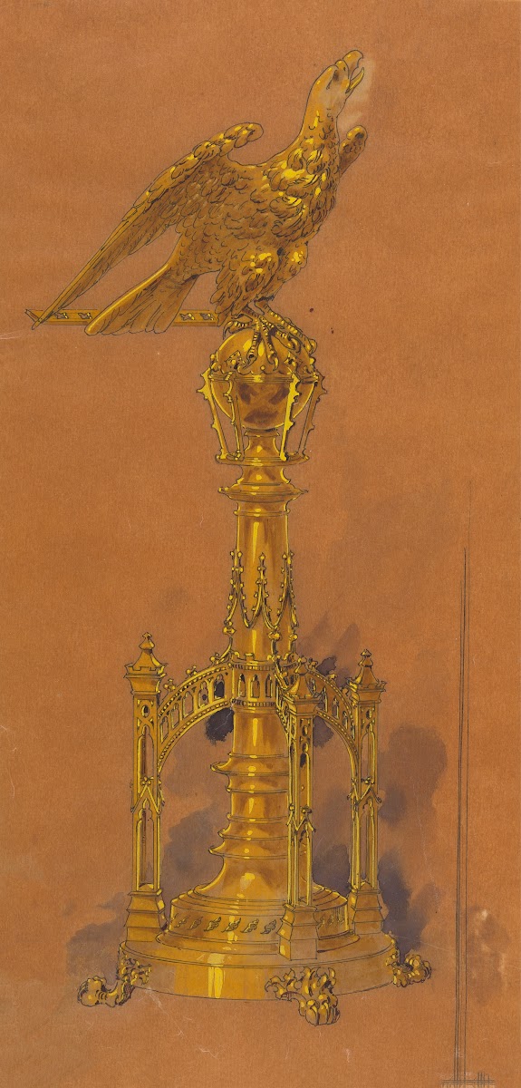 Design executed for Jones and Willis metal and wood workers and church furniture