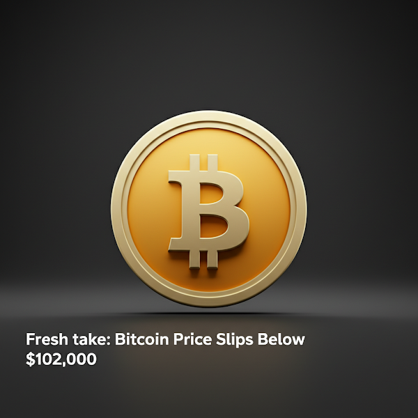 Fresh take: Bitcoin Price Slips Below $102,000