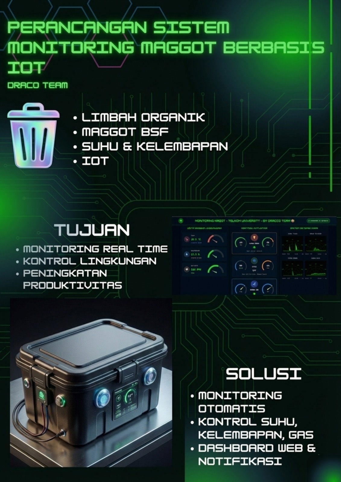 Perancangan Sistem Monitoring Maggot Berbasis IOT