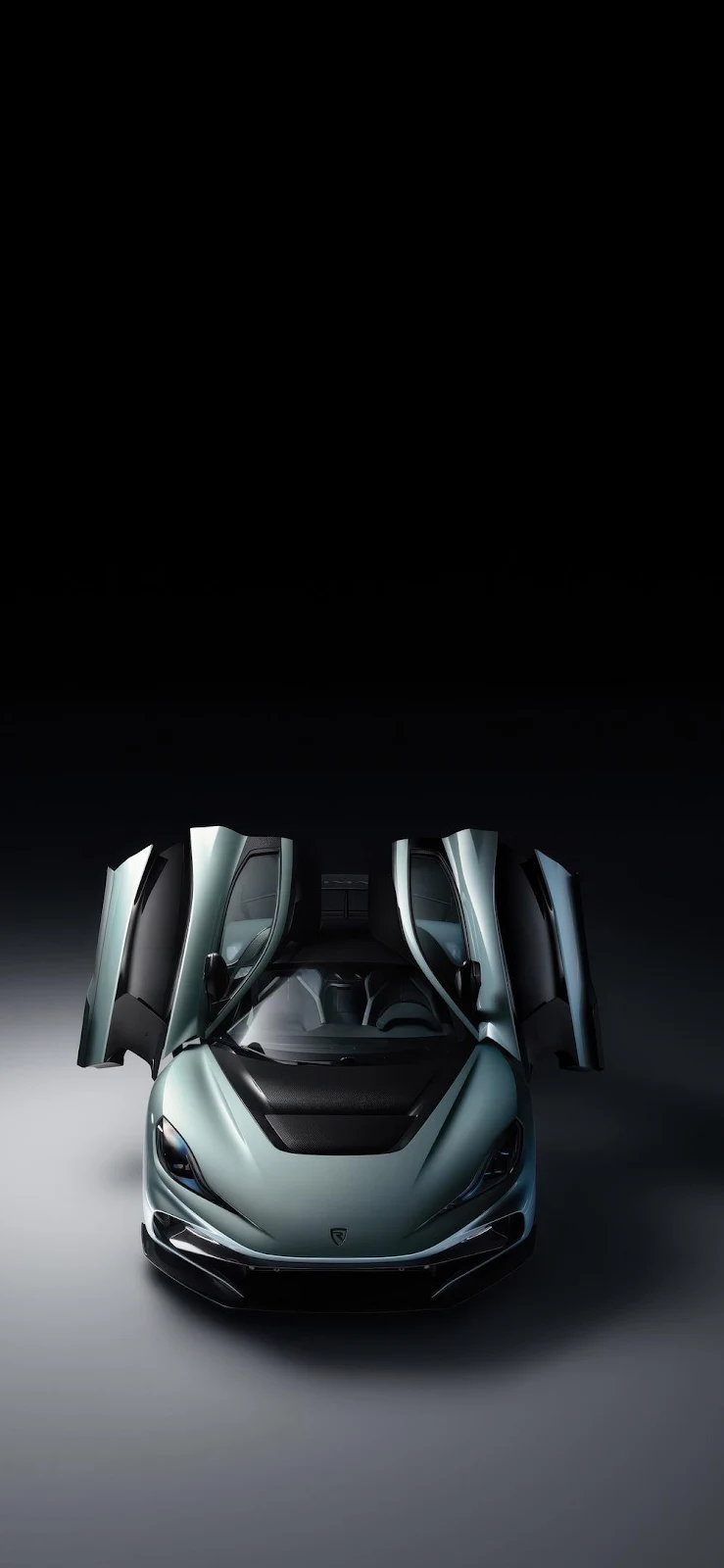 Pininfarina Battista Electric Hypercar - Studio Car Photography iPhone Wallpaper (998x2160)