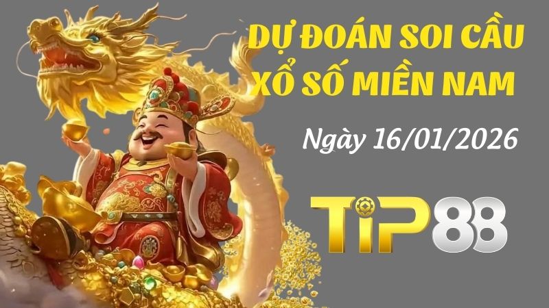 Dự đoán soi cầu xổ số miền Nam ngày 16/01/2026